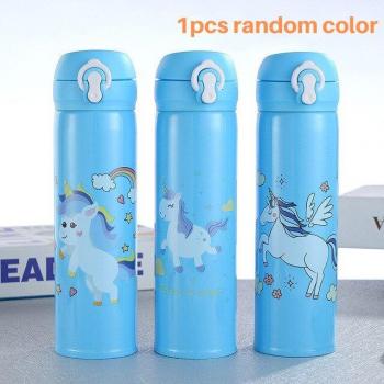 Unicorn Stainless Steel Water Bottle - 500/350ML Leakproof Drinkware