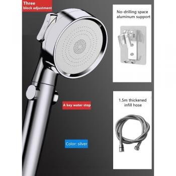 Water Saving Shower Head with Free Bracket and Hose Switch