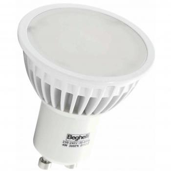 Beghelli - lampada led dimmerabile spot GU10 6W 4000K ecoled