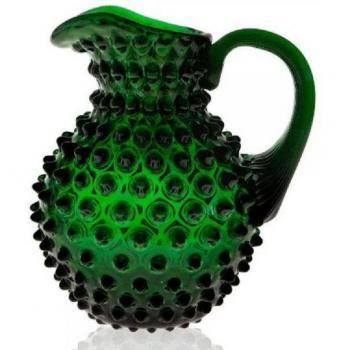 KlimaChI Dark Green Karaffe 1 L – Hobnail Modell