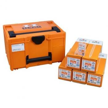 Systainer3 M237 mit HECO Aktionskoffer „Tellerkopf“ (HT‑plus 8,0 × 180/200, Teilgewinde)