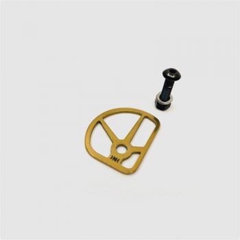 Brompton Titanium Brake Cable Baffle Shield - Mud Block-Free Folding Bicycle Accessory