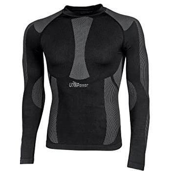 U-Power Maglia Intima Termica/Tecnica da Uomo Curma 2XL-3XL Nero