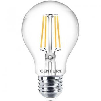 Lampadina a filamento LED goccia A60 8W E27 2700K