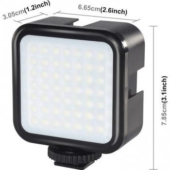 PULUZ – Lampe de photographie compacte 36 LED 5W