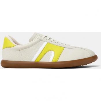 Scarpe Camper Pelotas Soller Bianco Crema Giallo Donna 36