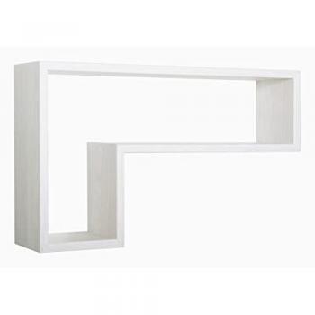 Sanitec - Étagère Rectangulaire Chêne Blanchi