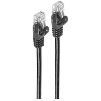 Shiverpeaks Basic‑S Netzwerkkabel Kat 6A, schwarz 5 m, U/UTP, Cat 7 Anbaurohr