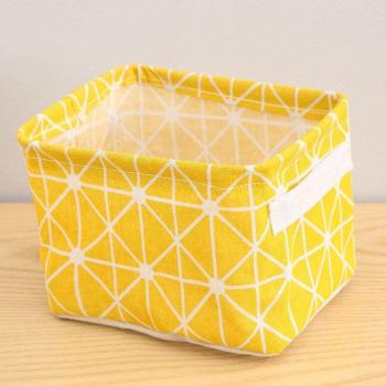 Plaid Toy Storage Box