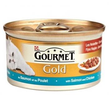 Purina Gourmet Gold Conserve Chat Saumon-Poulet Joybuy 85 g