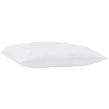 Piumone con cuscino set 2 pezzi bianco 135x220 cm microfibra