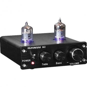 HiFi Vacuum Tube Mini Audio Amplifier 6K4 Preamplifier RCA Home Theater Sound System