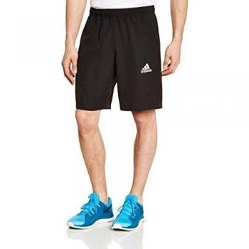 Adidas COREF WOV SHO - Pantalón corto para hombre, color negro / blanco, talla 2XL