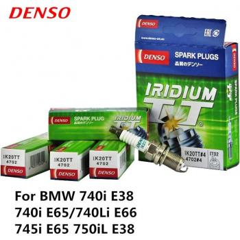 DENSO Iridium Platinum Spark Plugs for BMW 740i E38, 740i E65, 740Li E66, 745i E65, 750iL E38