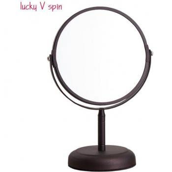 7 Dual-View 5x Magnify Metal Makeup Mirror