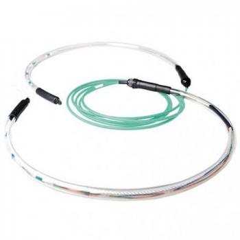 Cavo Fibra Ottica 80 m LC 8x LC OM3 Giallo