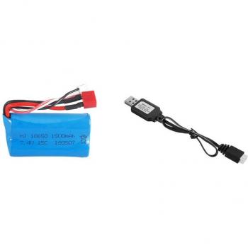 Pack 5x 18650 7,4 V 1500 mAh WLTOYS