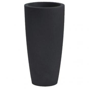Vaso tondo alto resina talos cm. 90 antracite