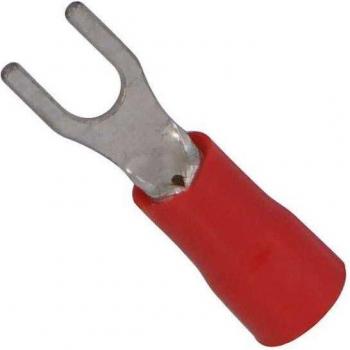 Capocorda a Forchetta 1,5 mm Rosso Foro 5