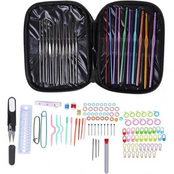 Aluminum Crochet Hooks and Knitting Needles Kit