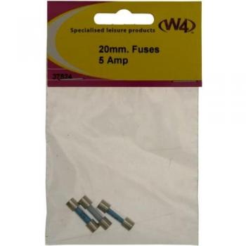 W4 5 Amp 32 × 6.35 mm Silver Fuse Trio