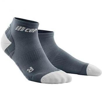 Ultraleichte Kompressionssportsocken Damen Grau – Kurz (IV)