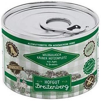 Hofgut Breitenberg Dog Wildgulasch Räuber Hotzenplotz mit 12x200g Hundefutter