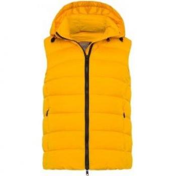 ECOALF Chaleco Aoraki amarillo sin mangas para mujer