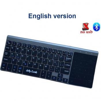 Clavier sans fil avec pavé tactile numérique pour ordinateur portable et Smart TV, USB, espagnol, russe