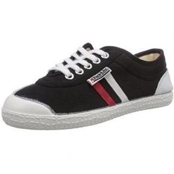 Zapatillas Kawasaki 23 Retro Negra y Blanca para Hombre y Mujer