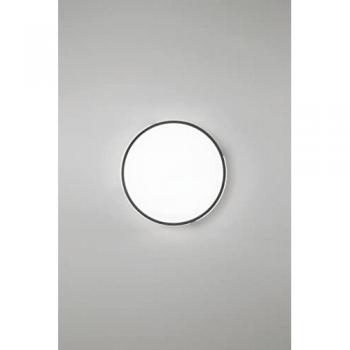 Plafoniera Led Pangea in Metallo e Acrilico Nero 22w 3520lm t 41x41x6