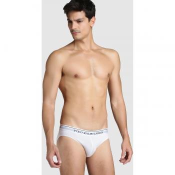 Paquete de 3 slips clásicos en blanco para hombre, Polo Ralph Lauren