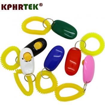 20 Piece Pet Clicker Training Set with Wrist Strap - 9 Color Options