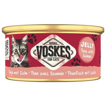 Katzengelee Voskes Thunfisch & Lachs 24×85 g