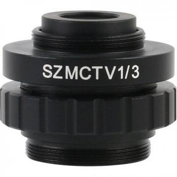 Lentille monture C SZM 1/2 1/3 avec adaptateur CTV pour microscope stéréoscopique trinoculaire