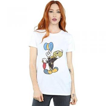 Jiminy Cricket Disney Boyfriend Shirt (White)
