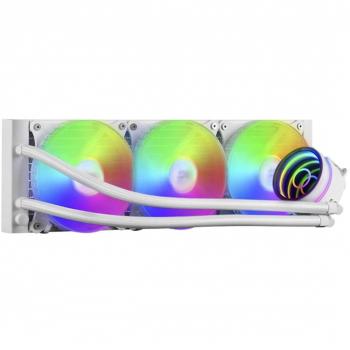 Sistema de Refrigeración Líquida Mars Gaming ML-ONE360 Blanco 3x(12x12) Iluminación FRGB TDP 550W para Procesadores Intel y AMD