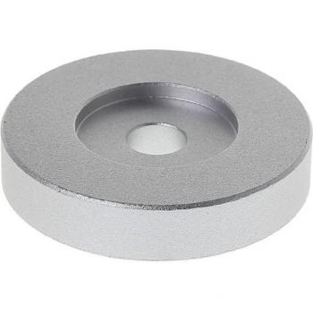 Silver Aluminum 45 RPM Turntable Adapter for 7 Vinyl - Compatible with Technics SL1200 Series