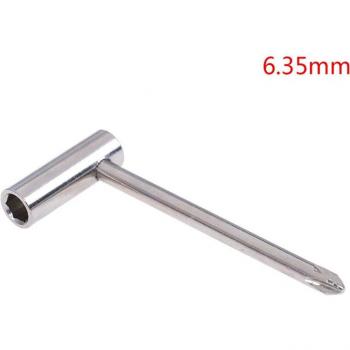 Carbon Steel Hex Truss Rod Wrench - Black