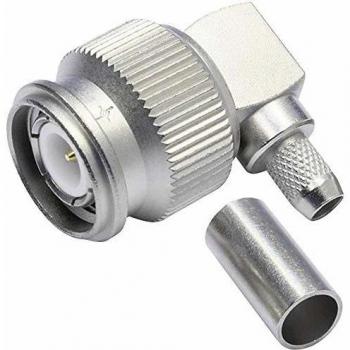 TNC Connector Male Angled 50 Ω, Telegaertner J01010A0005, Pack of 1