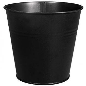 Pot rond en métal Rayher 12x13 cm