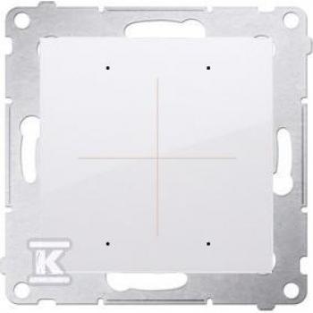 Elektroniczny przycisk 4-krotny biały DEW4.01/11