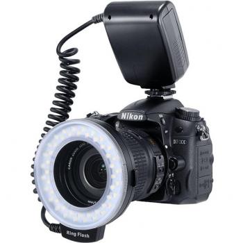Ensemble de Flash à Anneau LED pour Nikon et Olympus