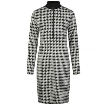 MARC AUREL Druckkleid Hahnentrittmuster