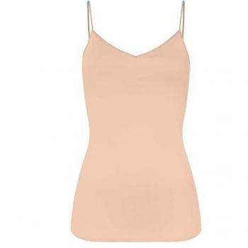 Gepolstertes Unterhemd Hanro – Baumwolle, Beige, S