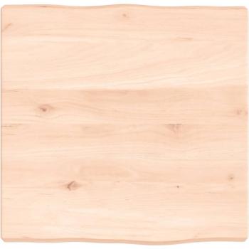 VIDAXL Piano per Tavolo, Vassoi da tavola Rettangolare 40x40x4 cm in Rovere Non Trattato Bordi Vivi