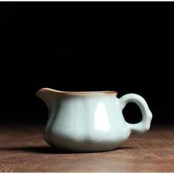 WIZAMONY Chinese Longquan Celadon Large Capacity Handcrafted Tea Mug 200ml