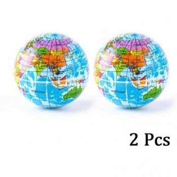 World Map Stress Relief Ball - 63mm