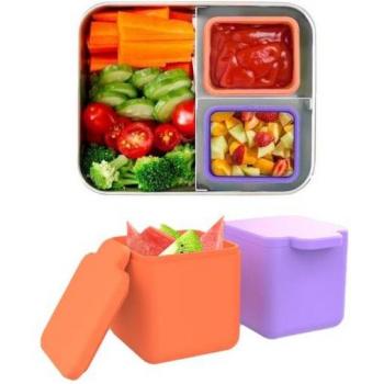Scatola Leggera e Resistente per Pranzo Arancione