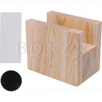 BQLZR Wooden Furniture Storage Risers 4cm Groove 5cm Lift